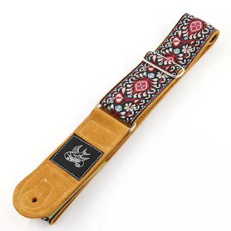 JayKco Straps Red Flower Woven