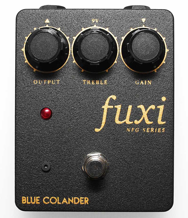 Blue Colander Stompboxes Pedaler Blue Colander Fuxi OD tgt11