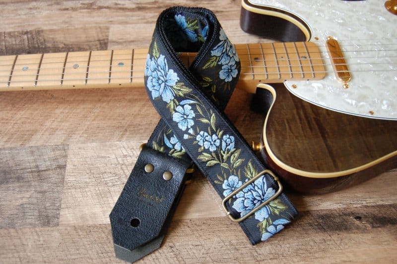 Bluebird Straps Stränginstrument Bluebird Standard Series - Flowers Blue Strap tgt11