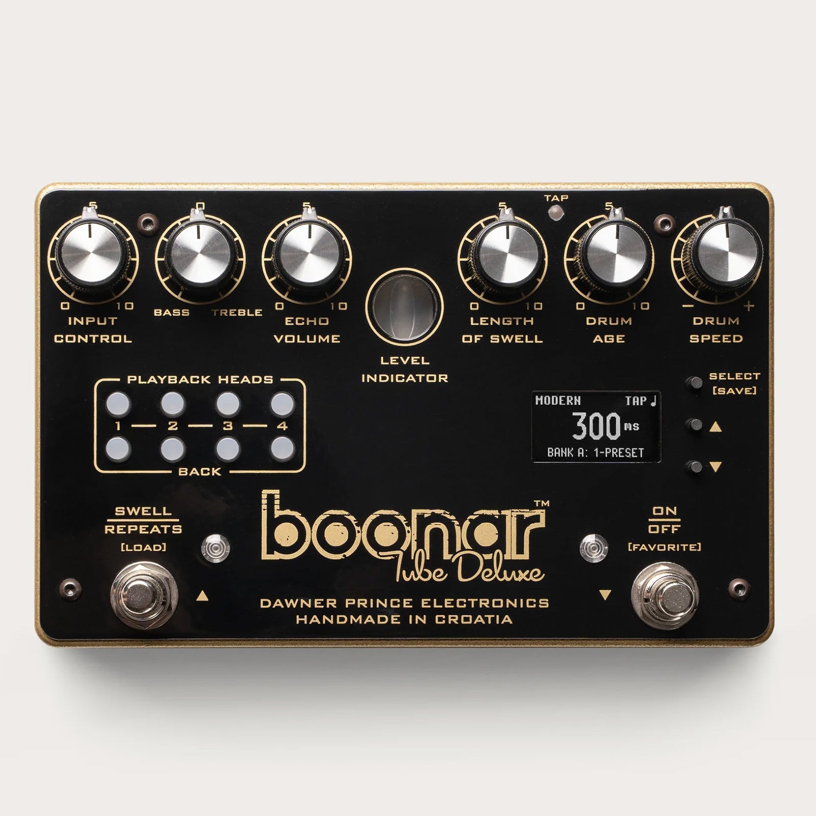 Dawner Prince Boonar Tube Deluxe Multi-Head Drum Echo