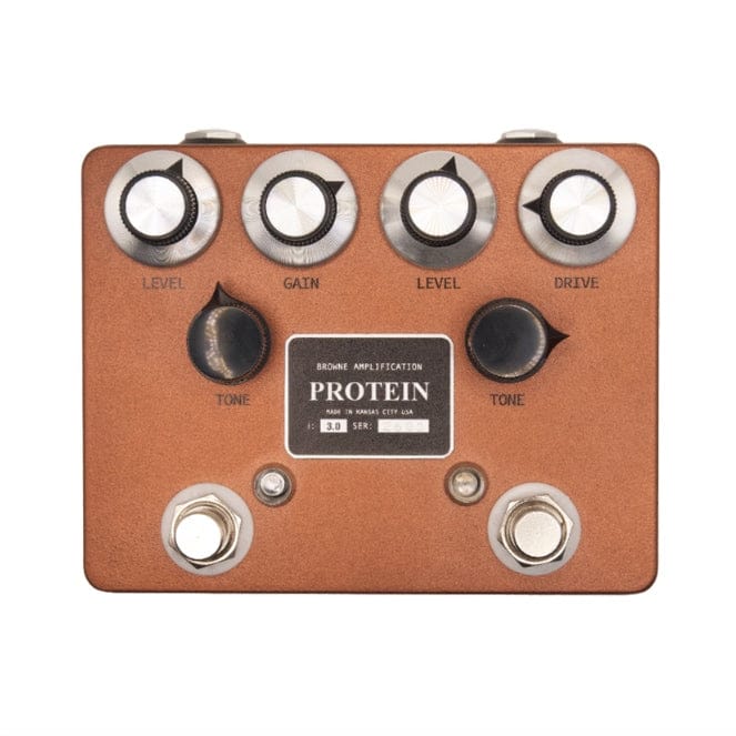 Browne Amplification Pedaler Browne Amplification The Protein Dual OD V4 Copper tgt11
