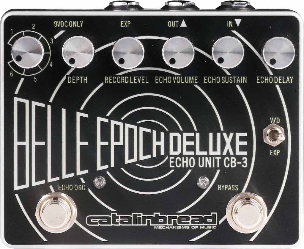 Catalinbread Delayer Catalinbread Belle Epoch Deluxe Black On Silver tgt11