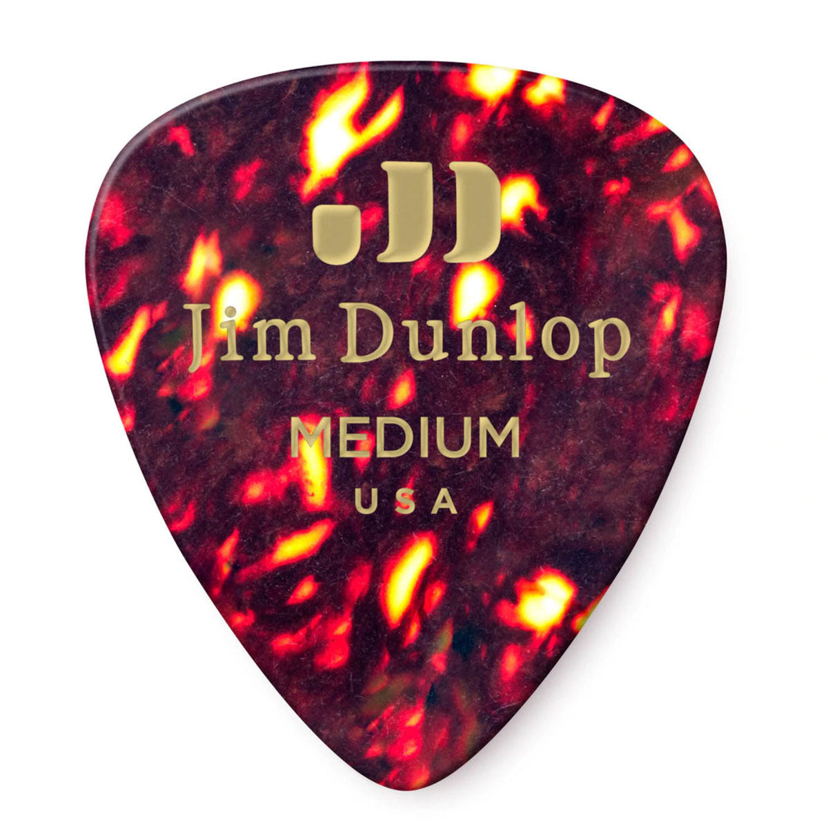 Dunlop Celluloid Shell Pick Medium Players Pack 12-Pack