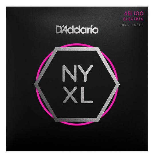 D'addario Strängar DADDARIO NYXL45100 Elbas NYXL Nickel Wound 045-100 Light tgt11