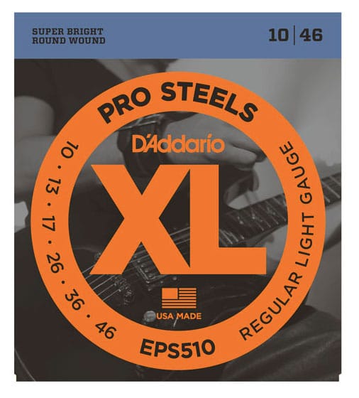 D'addario Stränginstrument DADDARIO EPS510 Elgitarr ProSteels 010-046 tgt11