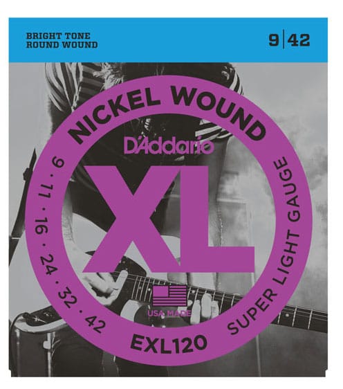 D'addario Stränginstrument DADDARIO EXL120 Elgitarr Nickel Wound 009-042 tgt11