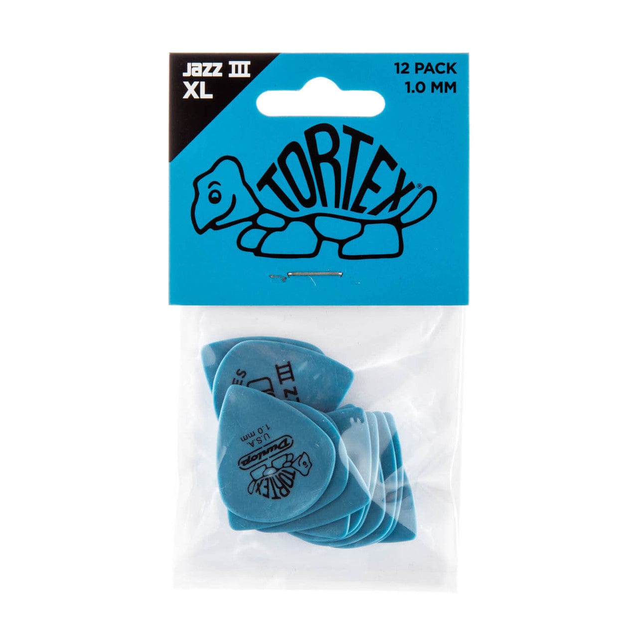 Dunlop Stränginstrument Dunlop Tortex Jazz III XL 1.0 Players Pack 12-pack tgt11