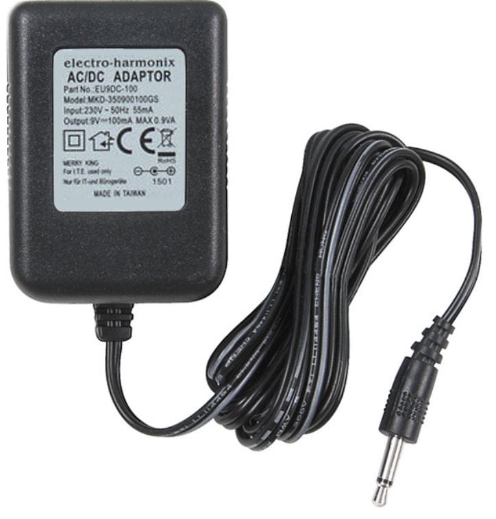 Electro Harmonix Pedal Power Electro Harmonix 9vDC 3,5 mm Pedal Adapter tgt11