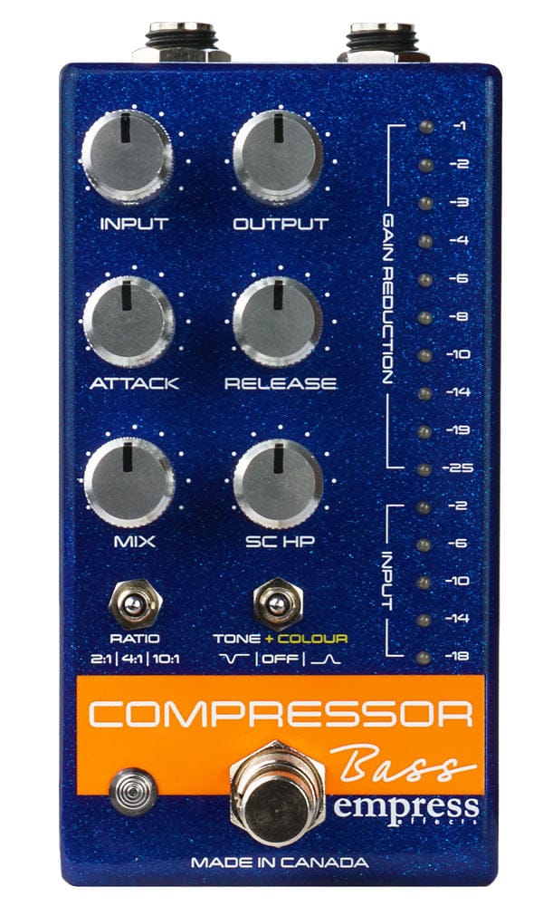 Empress Pedaler Empress Compressor Bass Blue tgt11