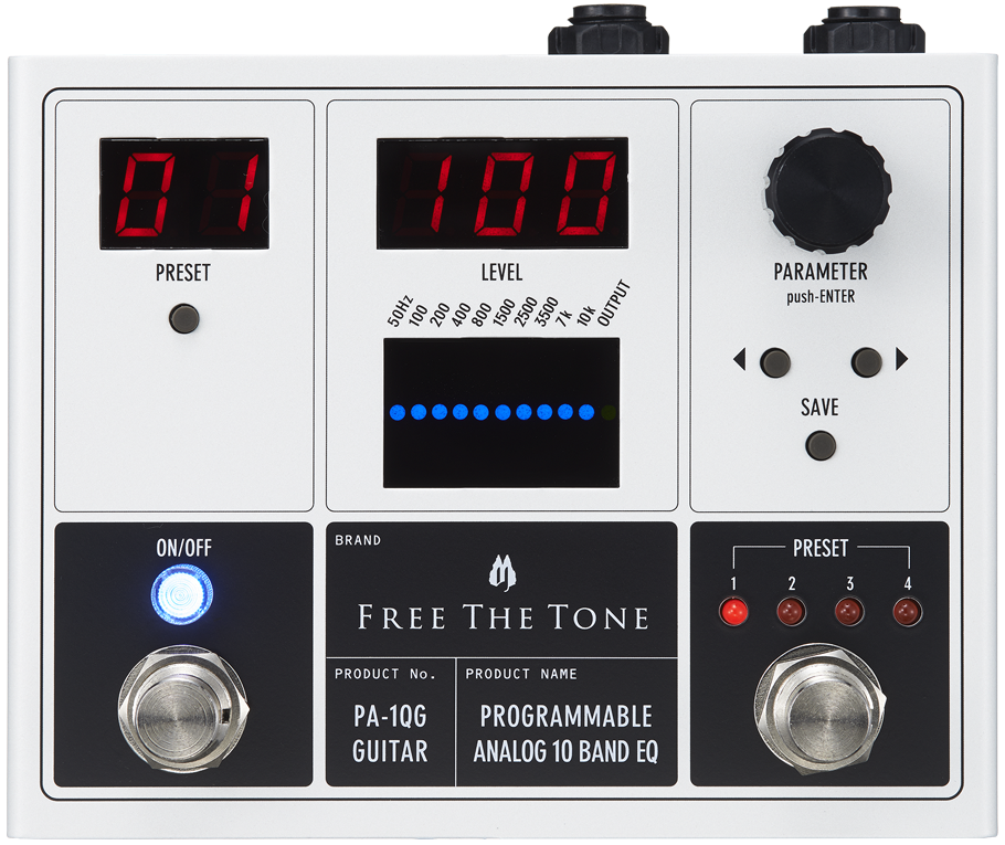 Free the Tone PA-1QG Programmable Analog EQ Guitar