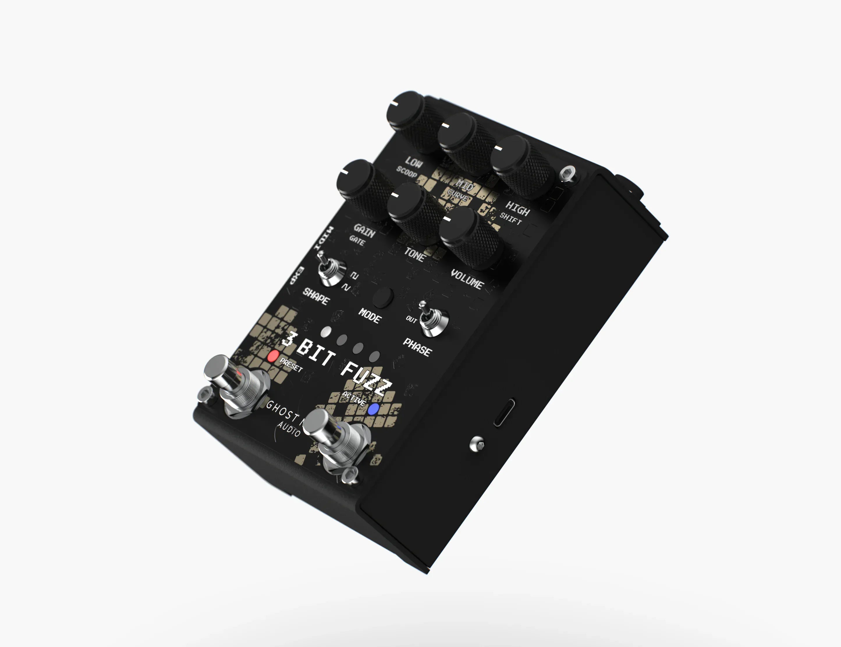 Ghost Note Audio Pedaler Ghost Note Audio 3 Bit Fuzz tgt11