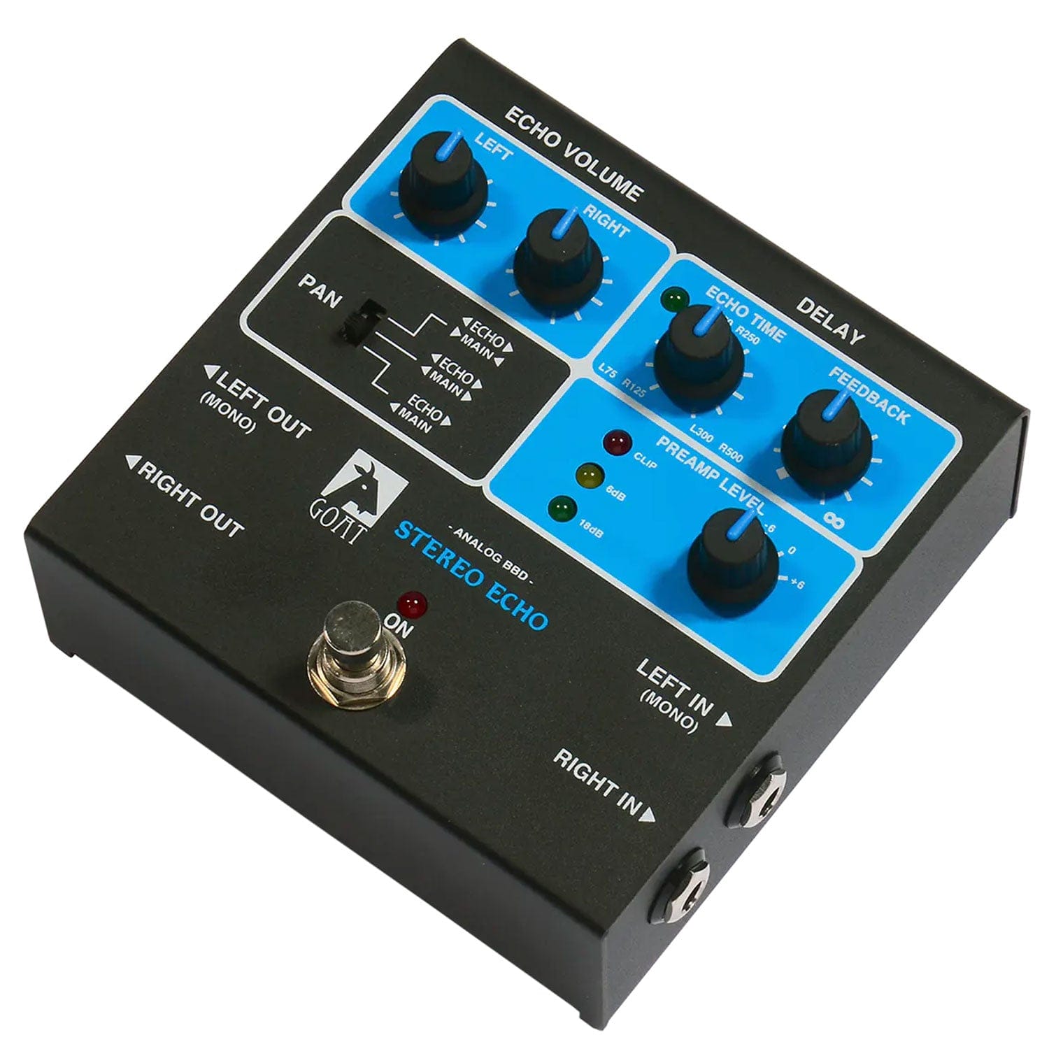 GOAT Pedaler Goat Blue Series Stereo Echo tgt11