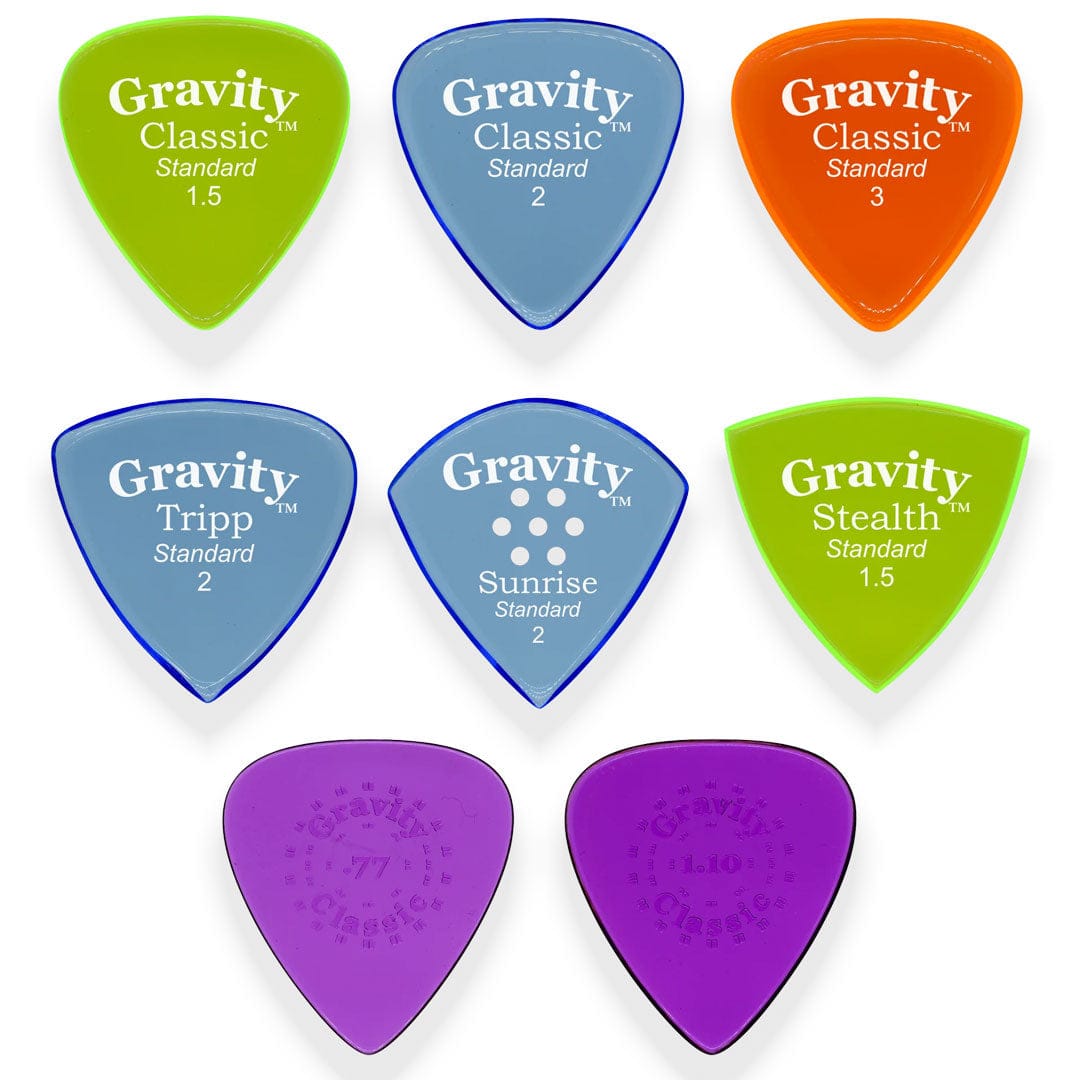 Gravity Picks Stränginstrument Gravity Picks Variety Pack 8-pack tgt11