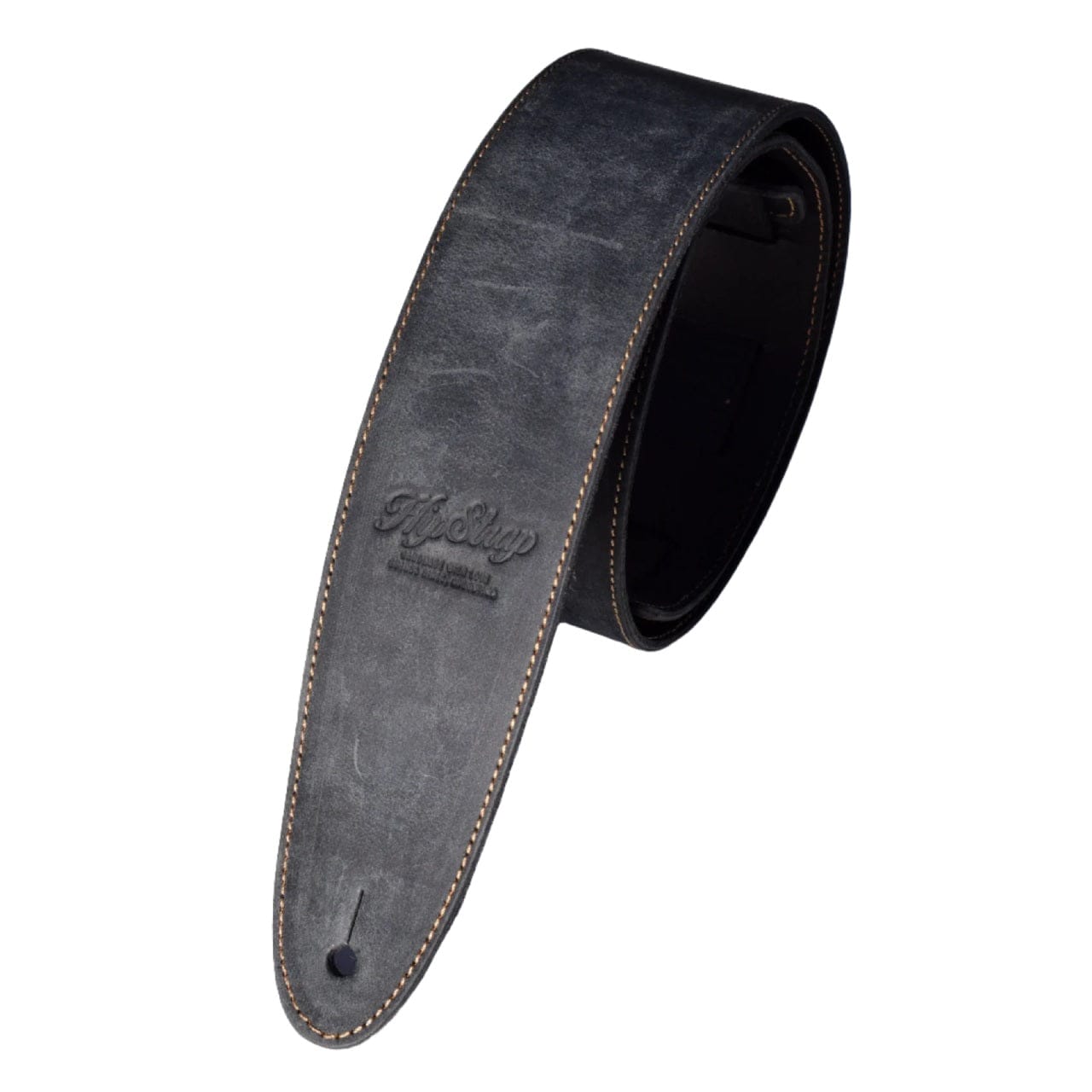 Hipstrap Stränginstrument Hipstrap Classic Aged Black Leather Strap tgt11