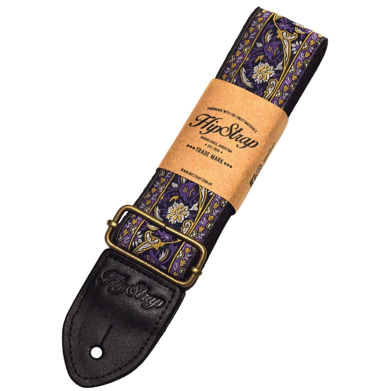 Hipstrap Stränginstrument Hipstrap Purpleheart Jacquard Strap tgt11