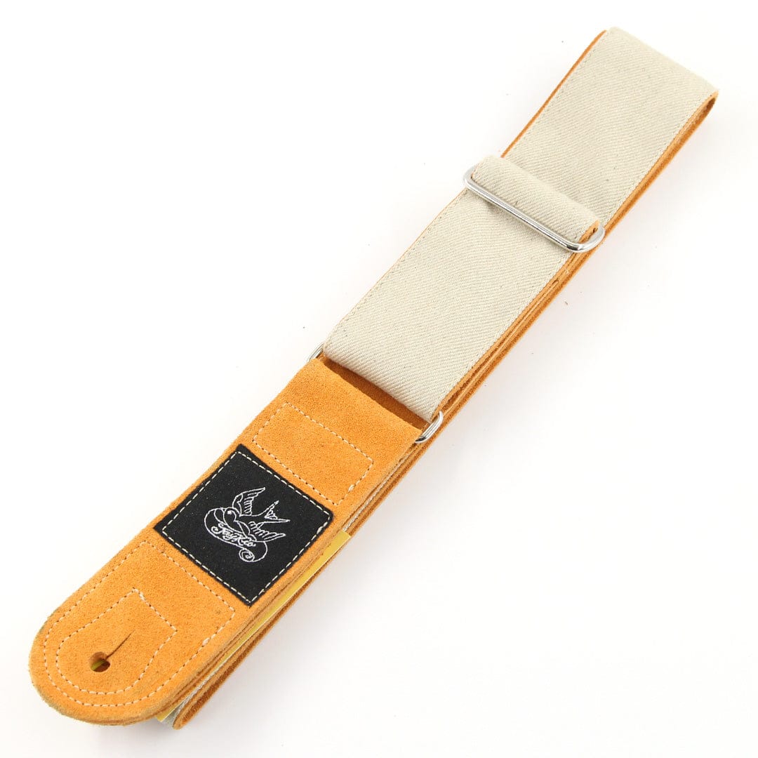 Jaykco Guitar Straps JayKco Straps Tan Denim on Pale Orange tgt11