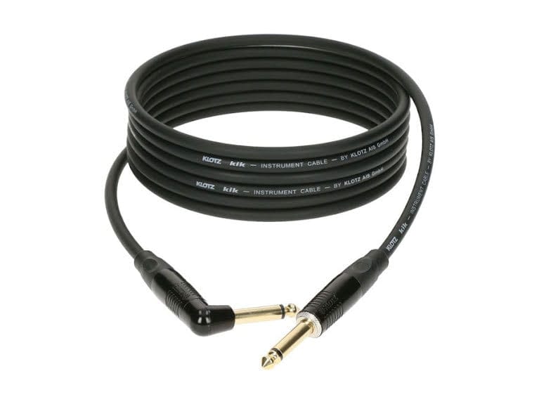Klotz Förstärkare Klotz KIK PRO Black 3m STR-RA Instrument Cable tgt11