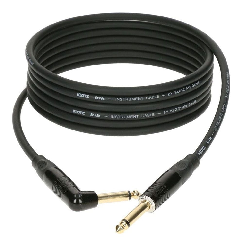 Klotz Förstärkare Klotz KIK PRO Black 4,5m STR-RA Instrument Cable tgt11