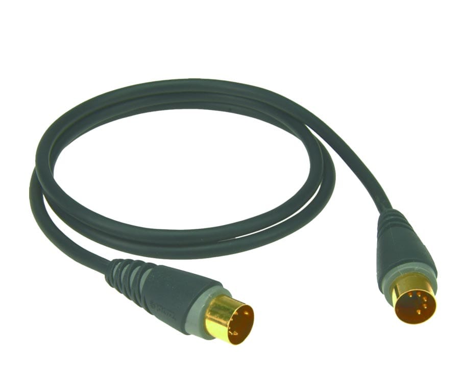 Klotz Tillbehör Klotz MIDI Cable black 1m tgt11
