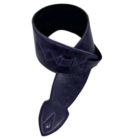 Leathergraft Straps Stränginstrument Leathergraft Softy Guitar Strap 2.5 Purple tgt11