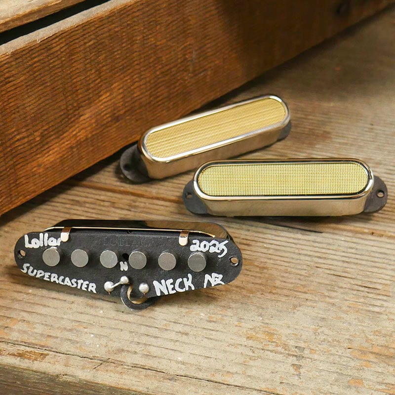 Lollar Pickups Pickups Lollar Pickups Strat Super-Caster Set Nickel tgt11