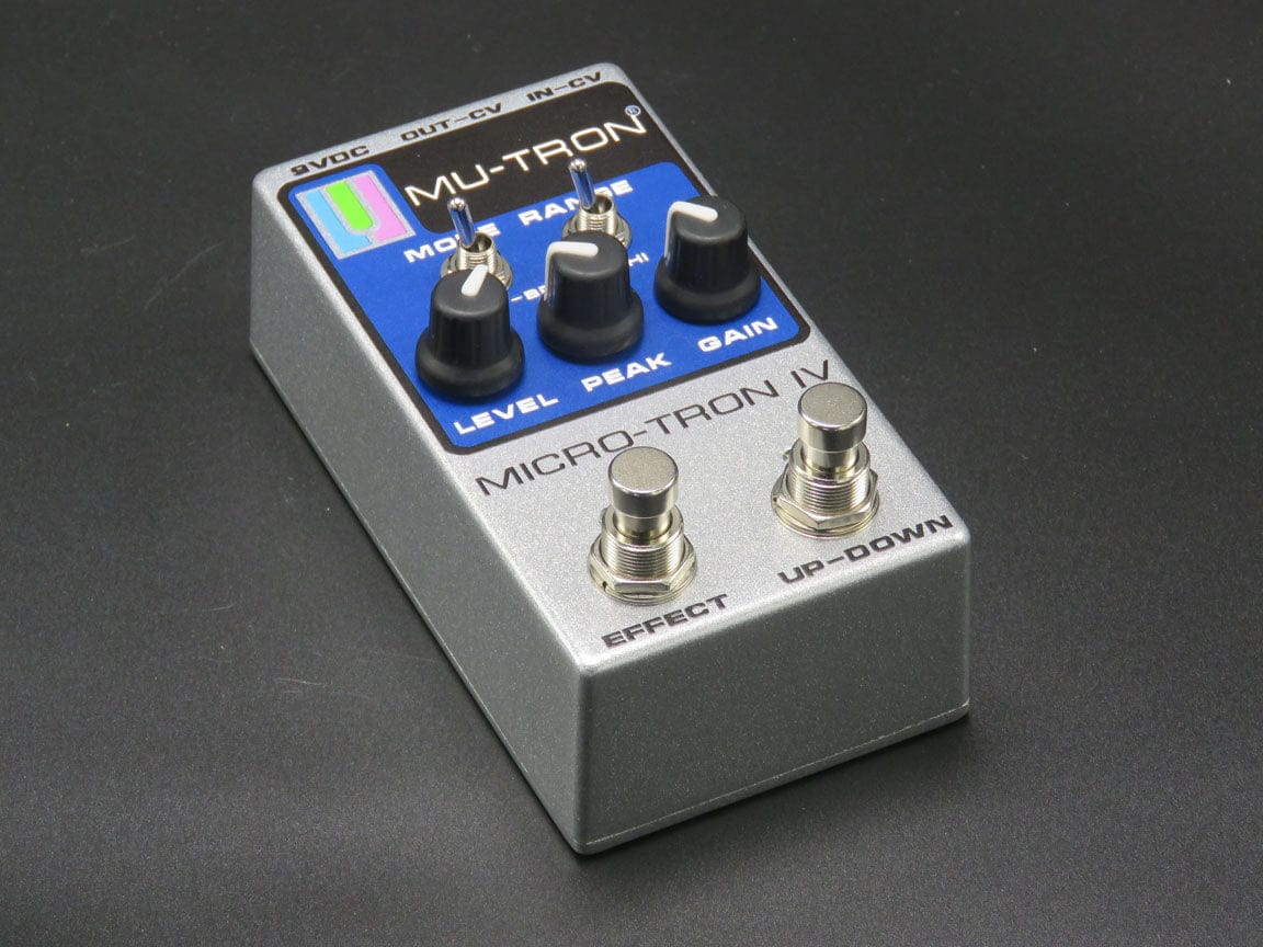 Mu-Tron Pedaler Mu-Tron Micro-Tron IV Vintage Silver tgt11