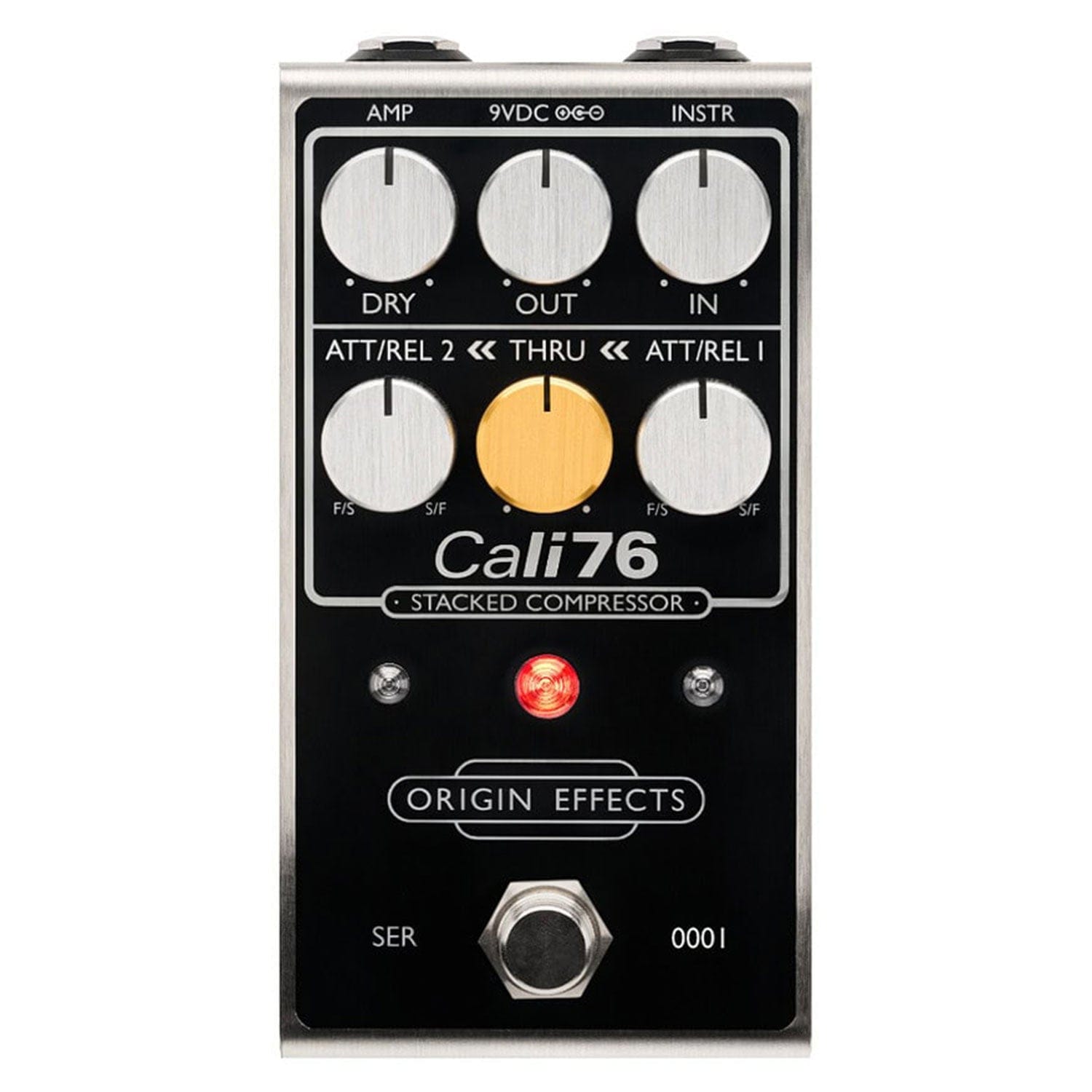 Origin Effects Pedaler Origin Effects Cali76 Stacked Compressor Black tgt11