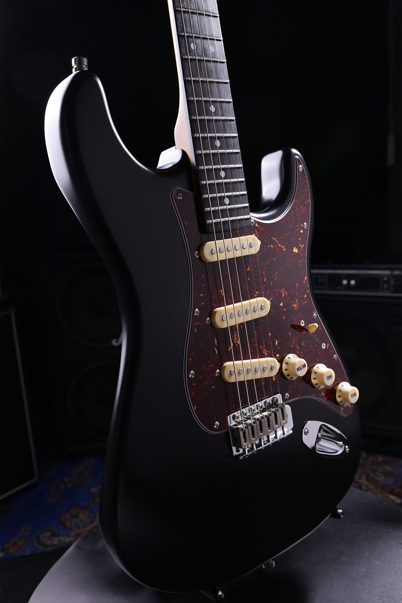 Patina Guitars Elgitarr Patina Guitars PS-3 Black tgt11