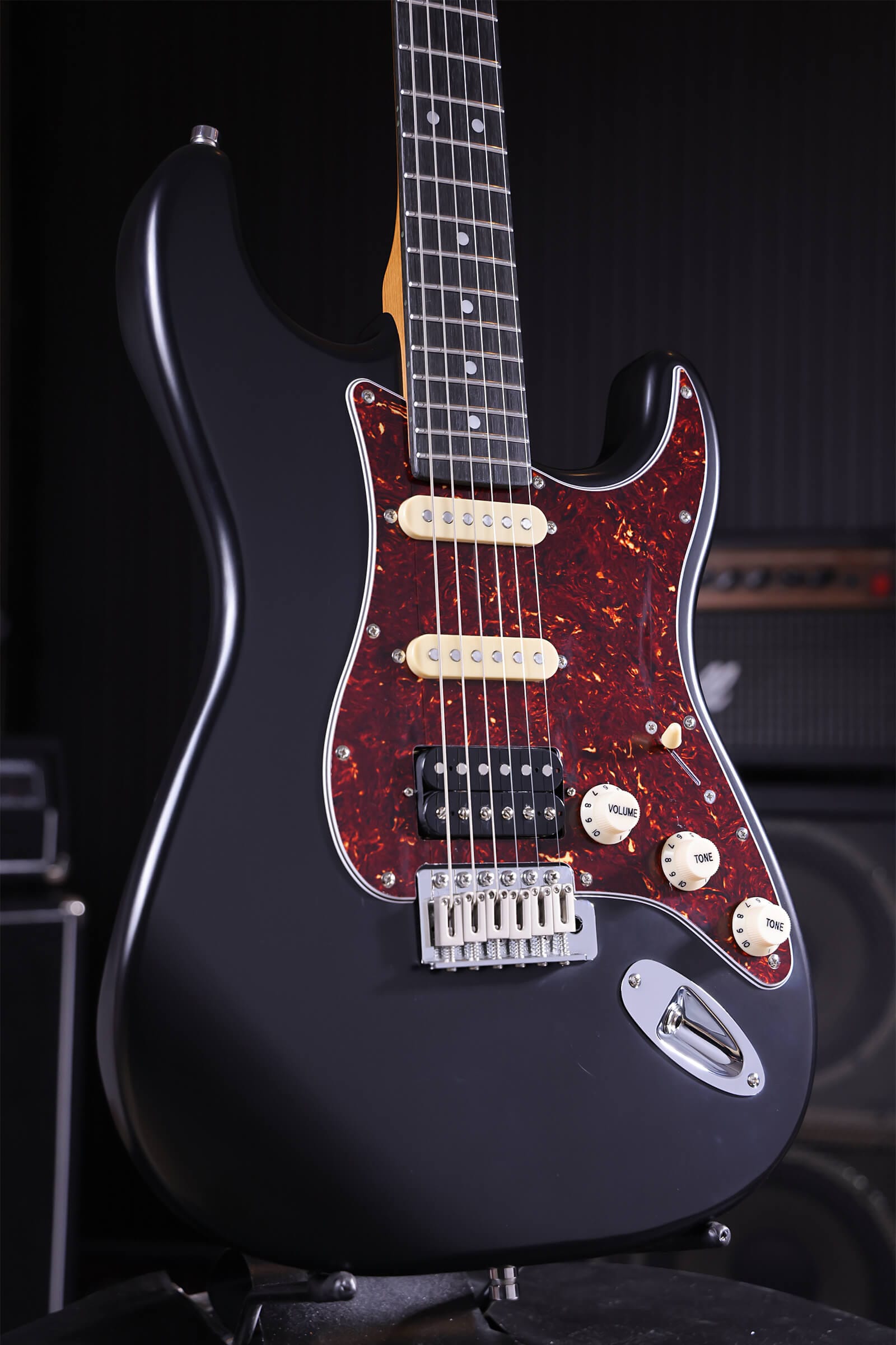 Patina Guitars Elgitarr Patina Guitars PS-4 Black tgt11