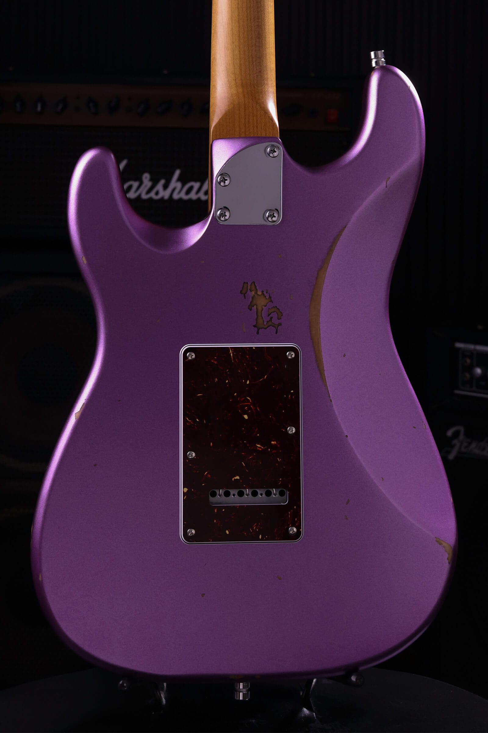 Patina Guitars Elgitarr Patina Guitars PS-7 Purple Relic tgt11