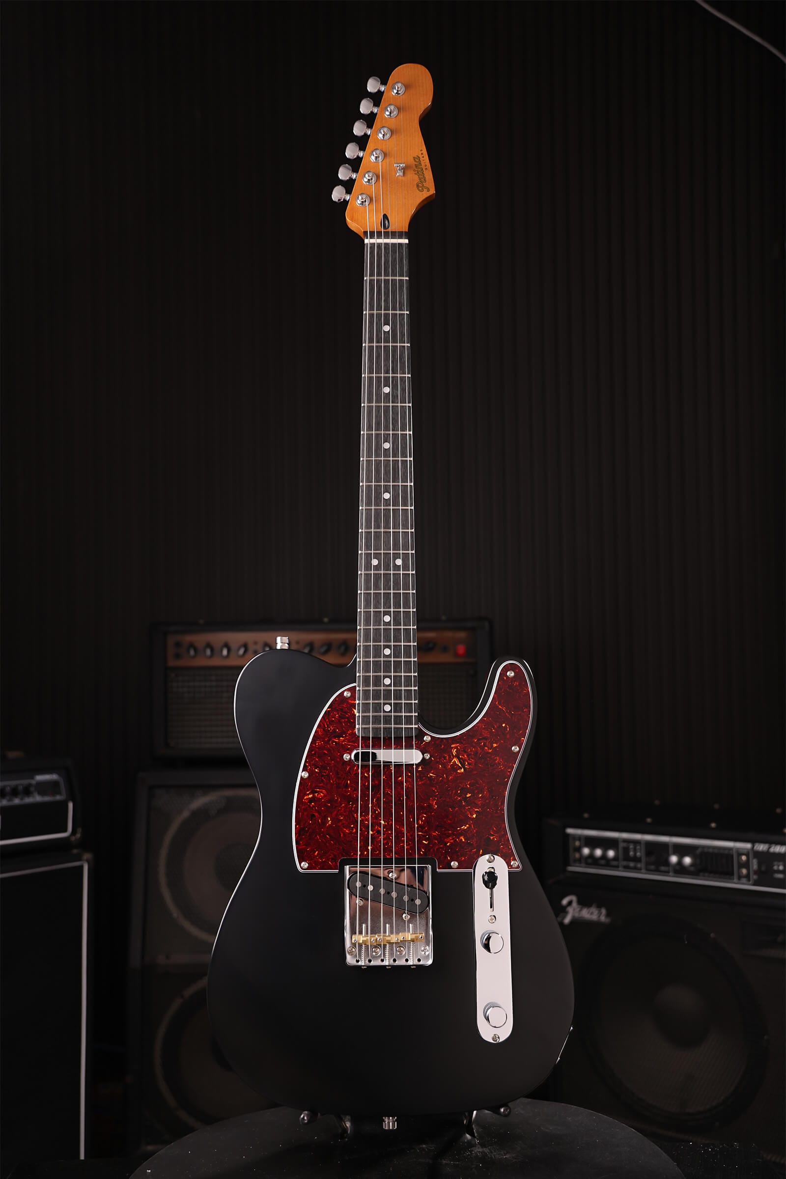 Patina Guitars Elgitarr Patina Guitars PT-3 Black tgt11