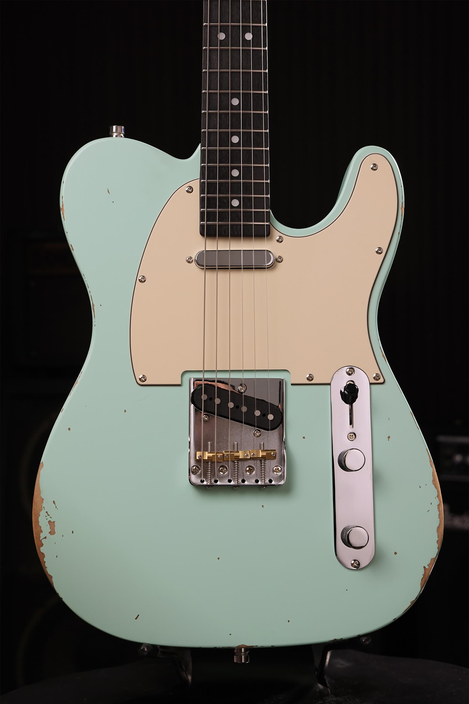 Patina Guitars Elgitarr Patina Guitars PT-6 Sea F Green Relic tgt11