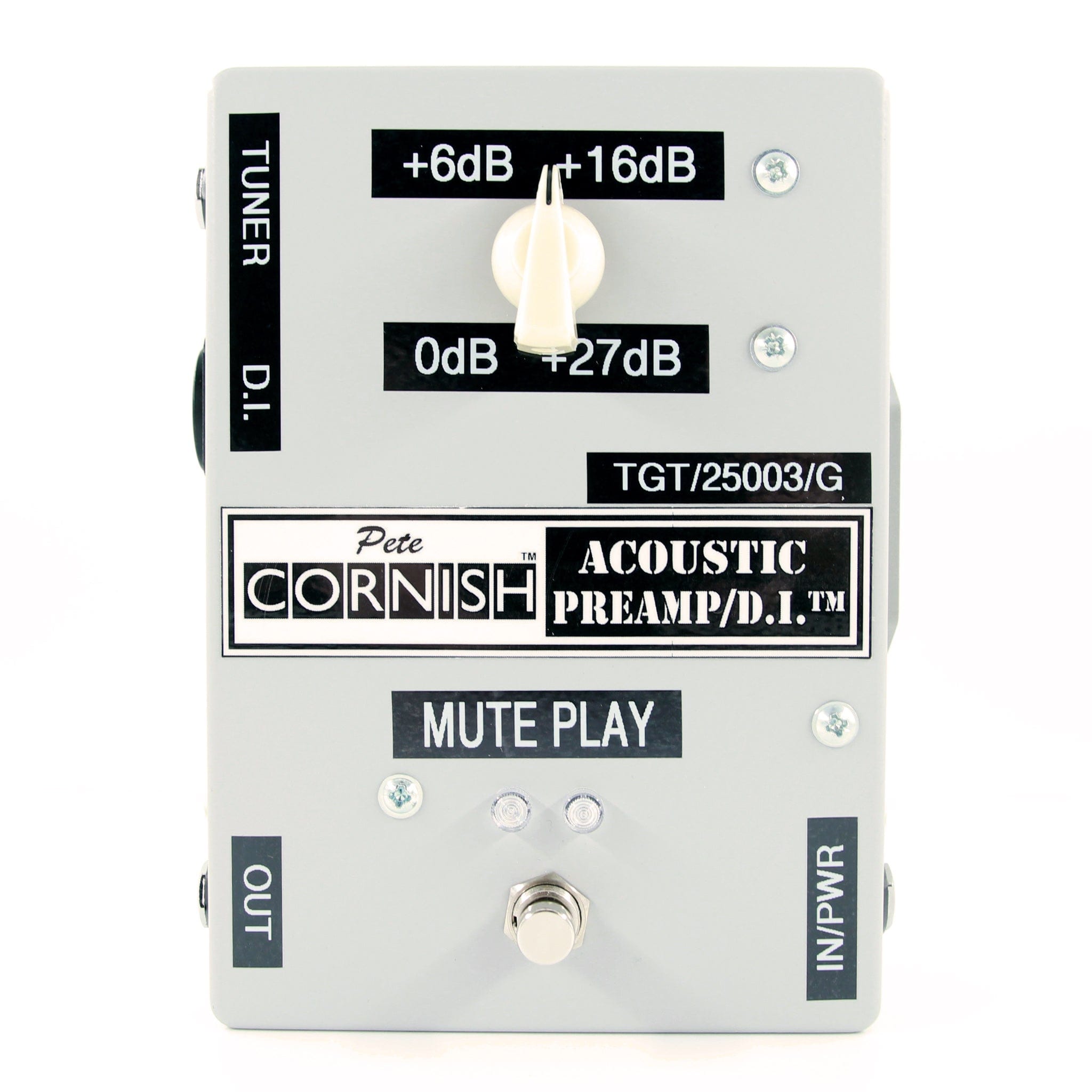 ギター Pete Cornish Acoustic Preamp Pete Cornish Acoustic Preamp/DI/Mute – These Go To 11