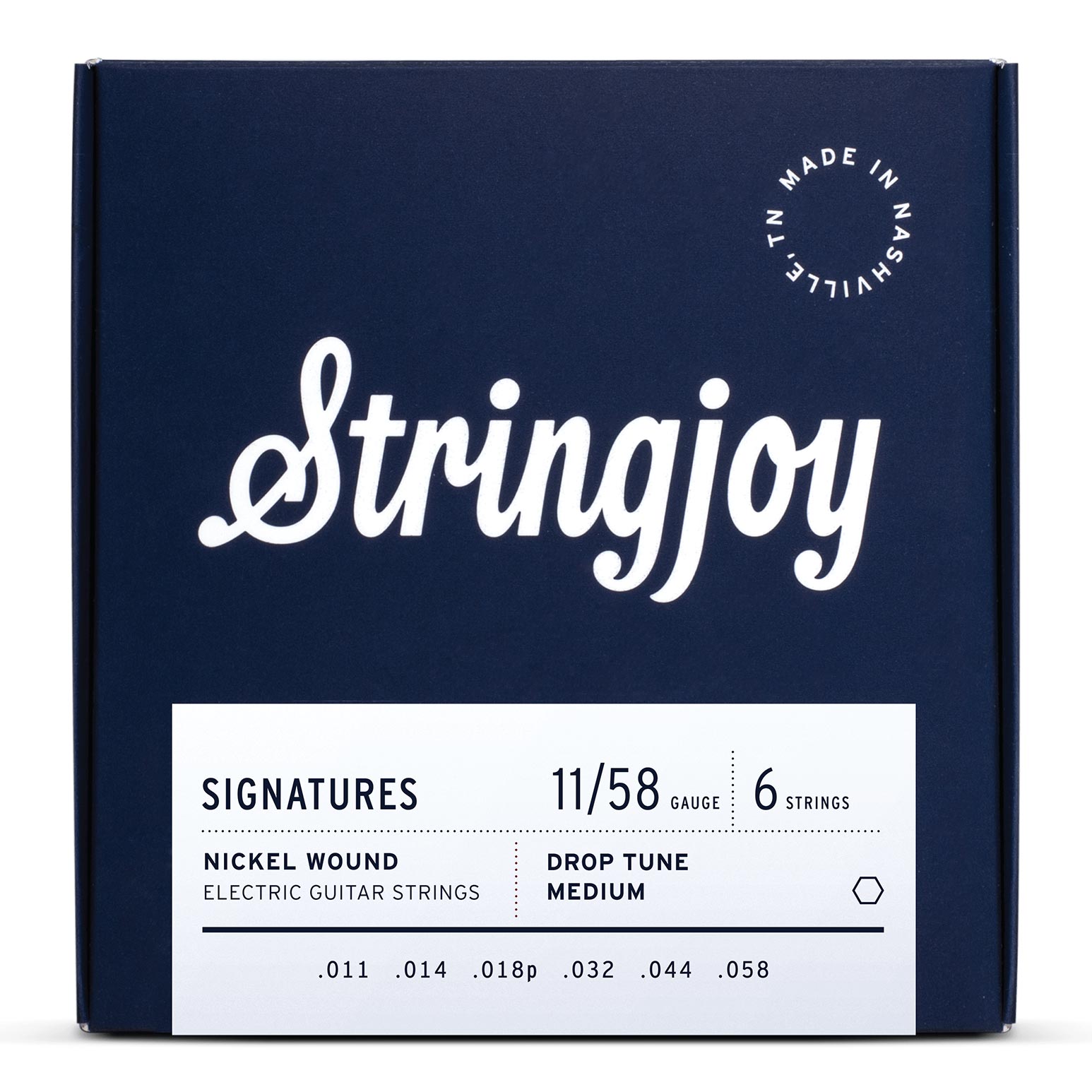 Stringjoy Signatures | Drop Tune Medium (11-58) Nickel Wound Electric