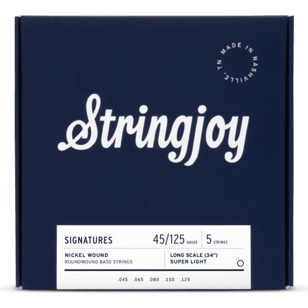 Stringjoy Strängar Stringjoy Bass Strings | Light (45-125) 5 String Long Scale tgt11