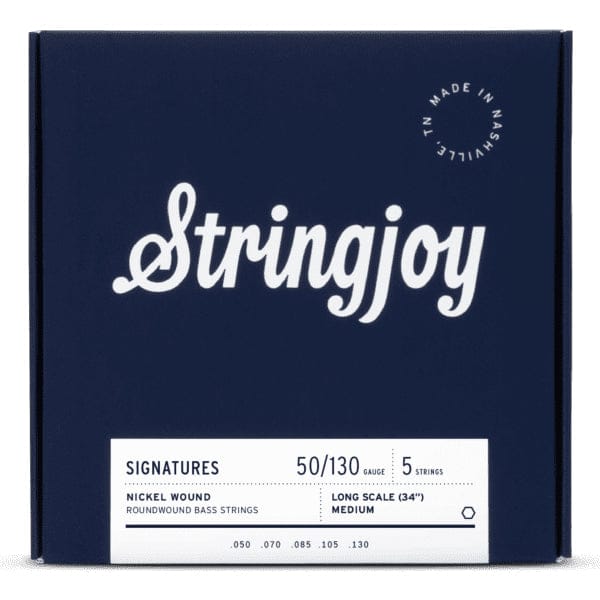 Stringjoy Strängar Stringjoy Bass Strings | Medium (50-130) 5 String Long Scale tgt11
