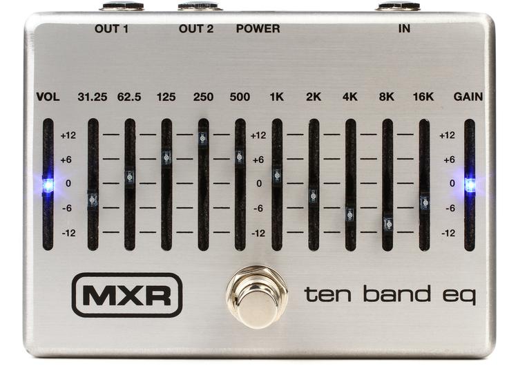 ベース MXR M108S Ten Band Graphic EQ MXR M108S 10-Band Graphic EQ – These Go To 11