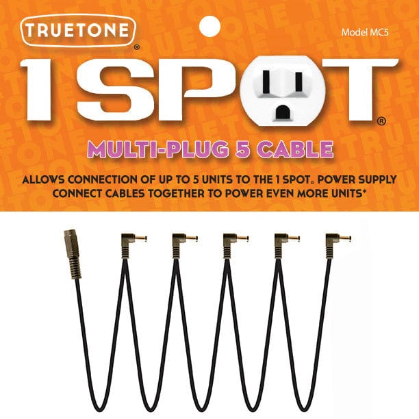 Truetone Tillbehör Truetone Multi-Plug 5 DC Cable tgt11