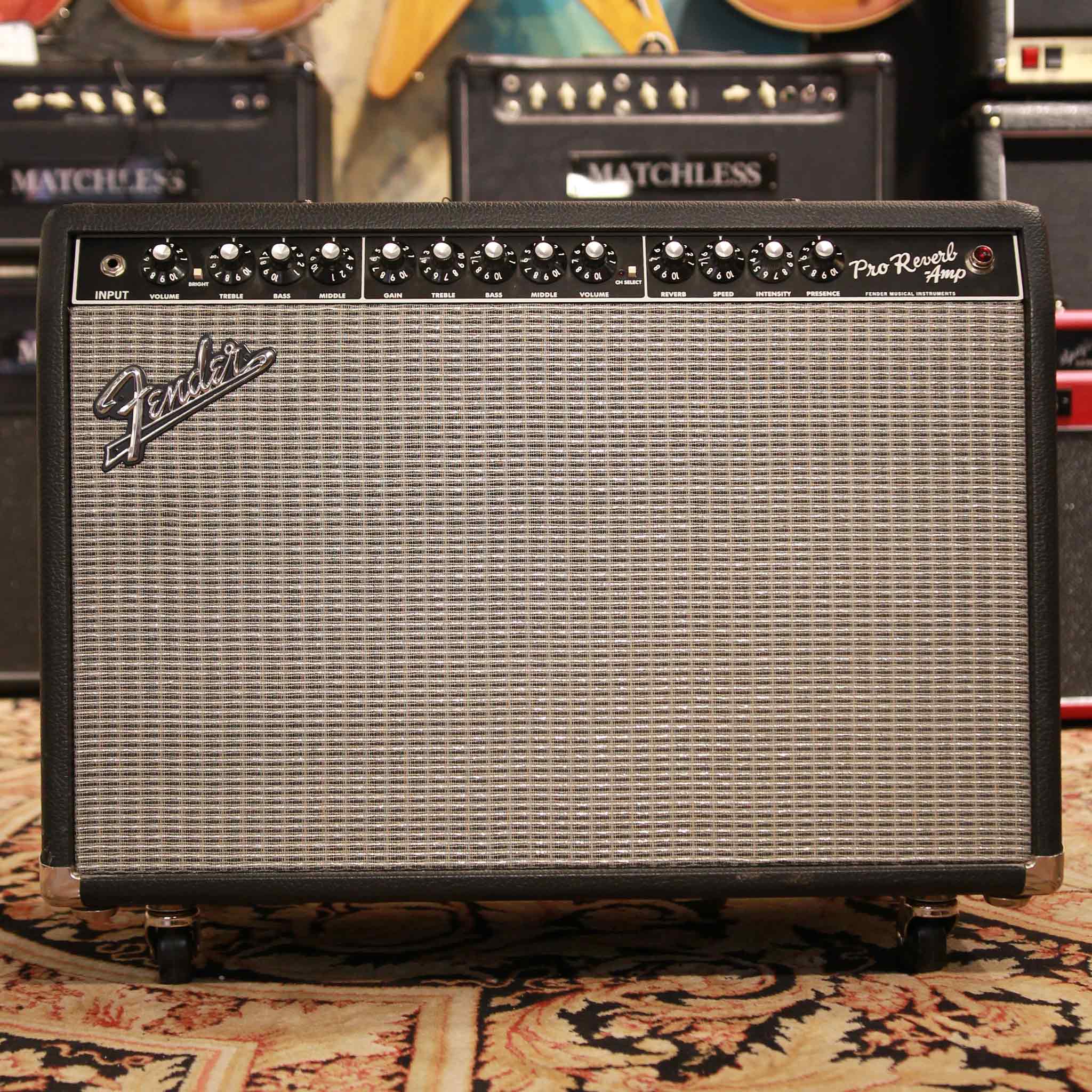 Used gear Förstärkare Elgitarr Fender Pro Reverb Amp Combo 2000s USED - Very Good Condition - with Hard Case tgt11