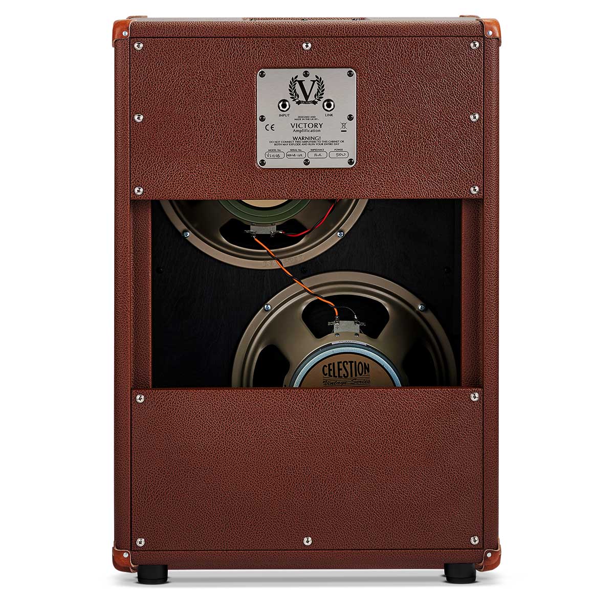 Victory V212-VB Closed Back 2x12 Cabinet in Copper Vinyl for VC35