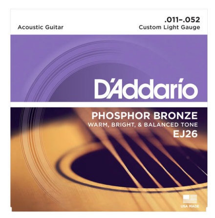 DADDARIO EJ26 Western Phosphor Bronze 011-052