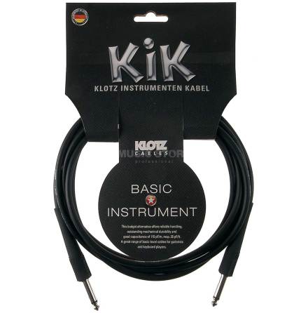 Klotz KIK Black Instrument Cable