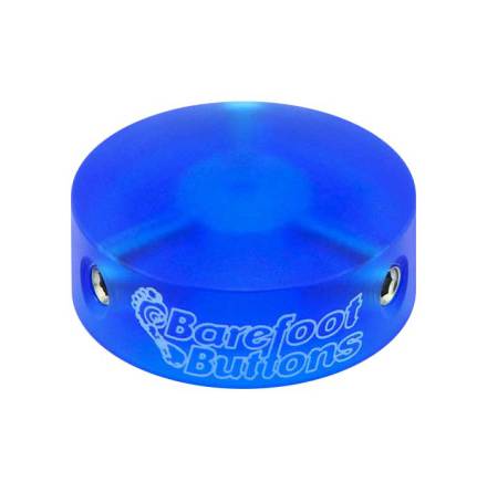 Barefoot Buttons V1 COLORED ACRYLIC BLUE