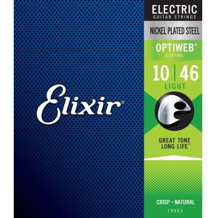Elixir Electric Nickel Plated Steel Optiweb | 010-046