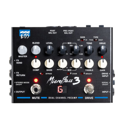 EBS MicroBass 3 Outboard Preamp