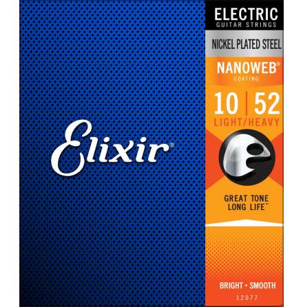 Elixir Electric Nickel Plated Steel NANOWEB | 010-052