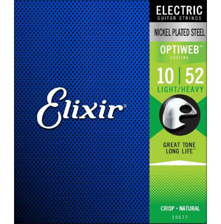 Elixir Electric Nickel Plated Steel Optiweb | 010-052