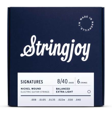 Stringjoy Signatures Balanced Extra Light 8-40