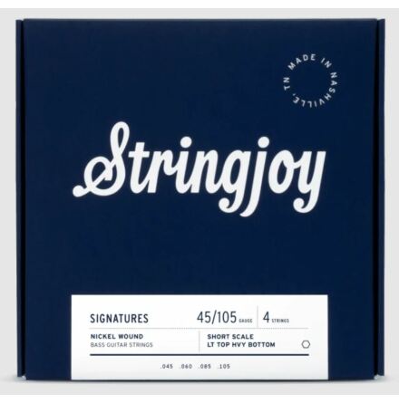 Stringjoy Bass Strings | Light  (45-105) 4 String Short Scale