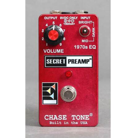 Chase Tone Secret Preamp Candy Apple Red